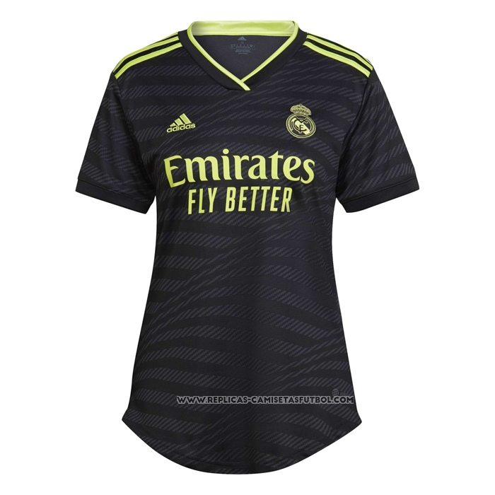 Camiseta Tercera Real Madrid 22-23 Mujer